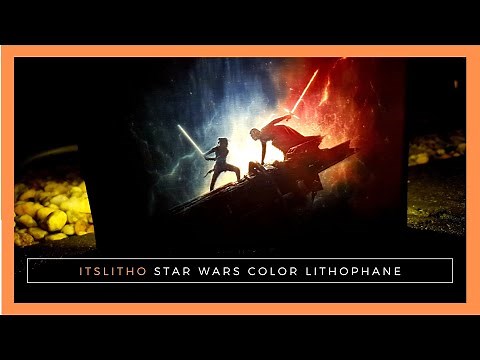 ItsLitho - 3D printed Star Wars Color Lithophane
