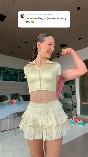 VIRAL ICE SPICE SPONGEBOB DANCE! 🤭🧽 | Jasmin and James #shorts #dance #couple