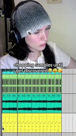 chopping samples until I get discovered #abletonproducer #makingbeats