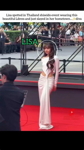 OMG LISA IN THILAND 🇹🇭 shiseido even #lisa #fypシ゚viral