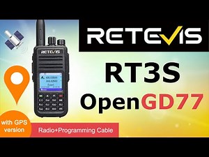 Retevis RT3S radio DMR con GPS recensione ed installazione firmware OpenGD77 codeplug in italiano