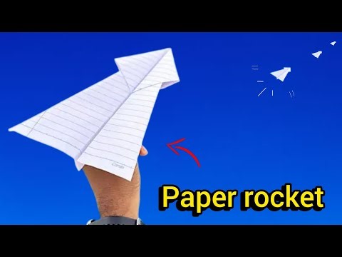 How to make a paper rocket craft (origami)