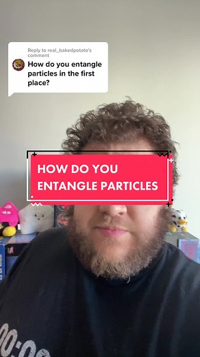 Replying to @real_bakedpotato #greenscreen Entanglement just means the state of one particle depends on another. It doesn't mean one particle changes another. #science #physics #mylifeisanrpg #quantummechanics #entanglement