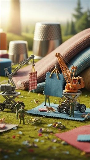 Epic Fabric Haul Building a Tiny Metropolis!