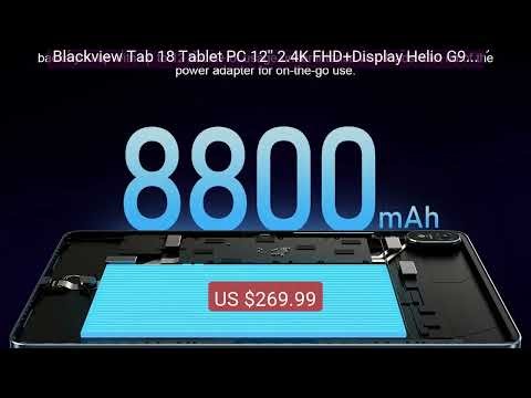 Blackview Tab 18 Tablet PC 12'' 2.4K FHD+Display Helio G99 12GB+12... — Best Deal 2026 | Shop Now!