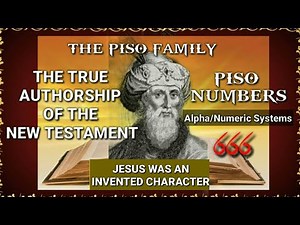 Part 2 | 666 Piso Number In The New Testament | Piso Family In The New Testament Invention Of Jesus