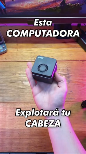 👉 ¡Mira qué pequeña es esta PC! ¿No te parece increíble?👀 #GMKtec #MiniPC #PCCompacta #PCDeBolsillo #Tecnología #Innovación | GMKtecEurope