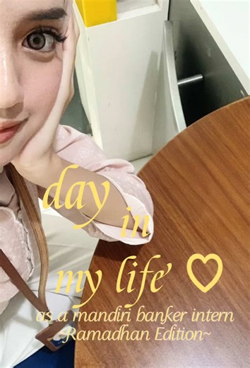 come spend a day in my life as a mandiri banker intern 👀✨ learning new things, gaining experience and enjoying every little moment during Ramadhan 🌙 main character energy today 💛@yassierli @Kementerian Ketenagakerjaan RI #MagangNasional #Kemenaker #bankmandiri #berbagitakjil #livinbymandiri