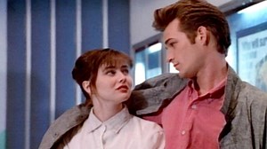 Brenda and Dylan's first date takes a bad turn when Dylan loses his cool after a confrontation with his father. | Beverly Hills 90210