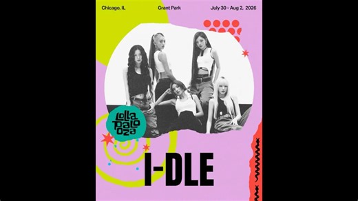 i-dle首次出击美国“Lollapalooza”独树一帜的表演预告