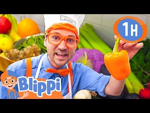 Blippi Learns to Cook Yummy Vegetables🍅🥑🥦🥕 | BEST OF BLIPPI TOYS | Educational Videos for Kids - Videos For Kids