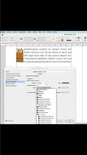 CAPITULARES Automáticas en InDesign | Ejemplos y Estilos #shorts #indesign
