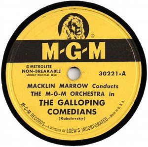 The M-G-M Orchestra - The Galloping Comedians / Cancan
