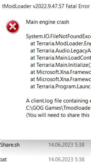 Как исправить баги tModLoader? Не получается установить tModLoader? #shorts #jojostands #jojostand #mods #mod #terraria #tmodloader #github #bugs #bug #jojo #ошибка #баг #баги #error