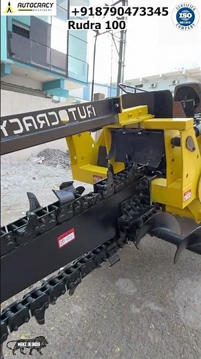 RUDRA SERIES TRENCHERS - Best single chain trenchers in Asia | Autocracy Machinery
