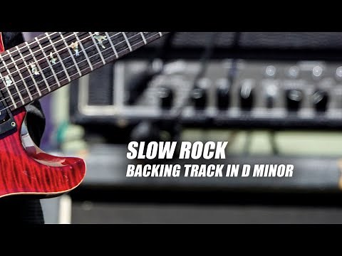 Slow Rock Ballad Guitar Backing Track D Minor