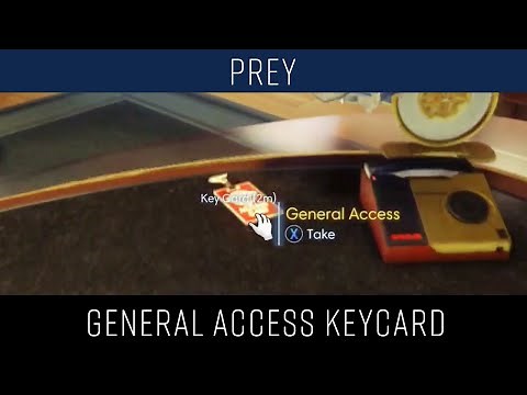 Prey how to get the General Access Keycard for Psychotronics