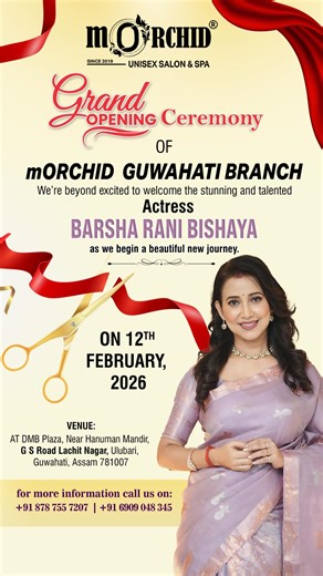 mORCHID Unisex Salon And Spa | 🌸 Grand Opening Invitation 🌸 We warmly invite you and your family to the Grand Opening of mORCHID Unisex Salon & Spa – Guwahati Branch.... | Instagram