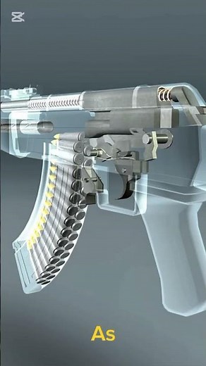 How an AK-47 Works | 3D Transparent Animation