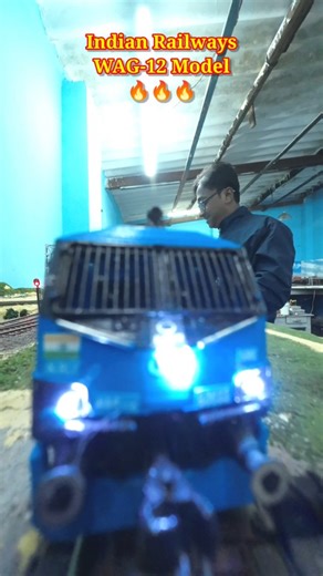 ASHIM SUTAR on Instagram: "Indian Railways HO Scale WAG-12 Model Run!!! 🔥🔥🔥 #reelitfeelit #indianrailways #hoscale #modeltrains #miniatureart"