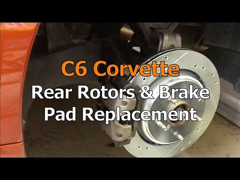 C6 Corvette Rear Rotor and Brake Pad Replacement