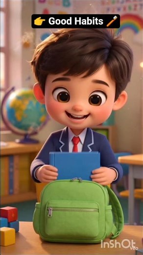 👉 My Smart School Day 🎒 | Kids Learning Song | Good Habits for Kids 🪥🧼