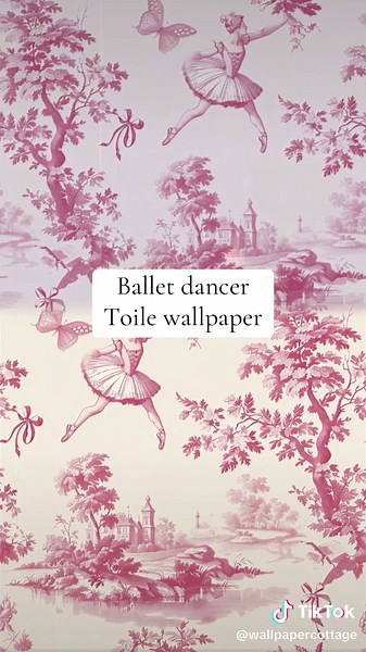 Elegante papel tapiz de bailarinas para espacios femeninos