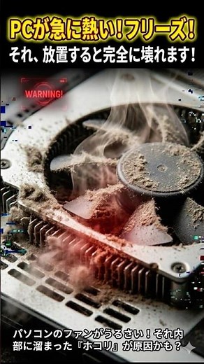 【初心者向け】パソコン内部の掃除方法｜ファン・通気口のホコリ除去｜PCが熱い原因
