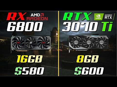 RTX 3070 Ti vs. RX 6800 | 1440p Gaming