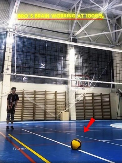 Bro's Brain Working At 1000% 🧠😎 [subscribe] #haikyuu #volleyballworld #tricks #spike