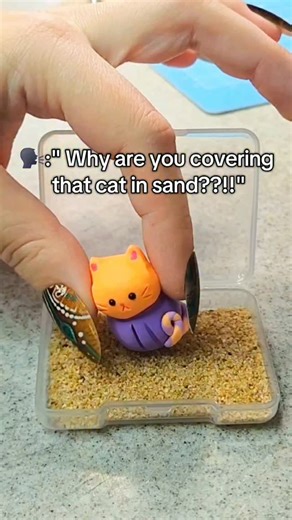 ClAy.CaBiNeT on Instagram: "Eczema is a condition that causes your skin to become dry, itchy and bumpy. The sand on the cat represents that feeling. 🥺 I have personally battled on and off with this my entire life. I used to get horrible eczema on my hands and in my ears. It made me feel self conscious and irritable because of the constant itchiness. . This condition weakens your skin’s barrier function, which is responsible for helping your skin retain moisture and protecting your body from out