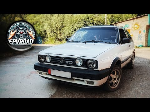 VW Golf MK2 GTD: Turbo Diesel Power and Classic Style | First-Person Driving Experience