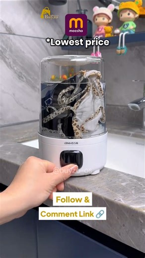 Mini portable washing machine Follow me and Comment Link If you don't get dm then, follow & message me I will send you the link personally Follow:- @buyzo_os Viral gadgets, meesho finds, shopping, home gadgets, gadgets, gadgetlover, kitchen items, affordable, budget finds, kitchen gadgets, trendy finds, home decor, buyzo_os,buyzo #mini #washingmachine #portable meesho meeshofinds buyzo uniquegadgetfinds household meeshoshopping Amazonfinds #gadgets trendingreels reels instareels homeappliances #