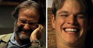We Just Found Out Robin Williams Improvised One Of The Most Hilarious Scenes In Goodwill Hunting