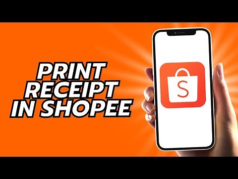 How To Print Receipt In Shopee