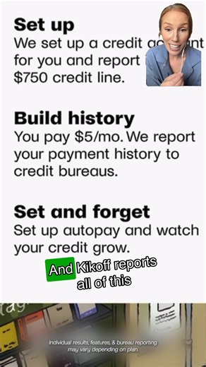 Use Kikoff's dedicated credit line to build credit FAST on the #1 credit building app. | Kikoff