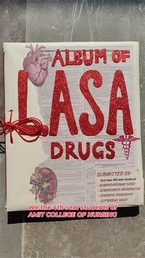 Amit College of Nursing on Instagram: "A DRUG ALBUM prepared by 4th sem Bsc. Nursing students of AMIT COLLEGE OF NURSING.... . . #acon #nursingcollege #drugalbum #fyp #medico"