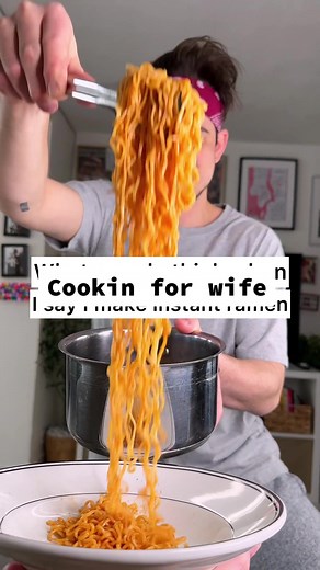 Cooking Instant Ramen for My Wife | Chef Koudy