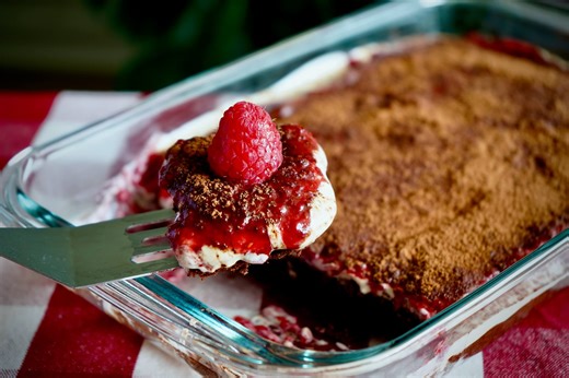 Plant-Based Chocolate Raspberry Layered Dessert - The Whole Food Plant Based Cooking Show