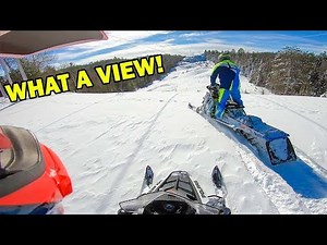 Upper Michigan Powerline Snowmobiling