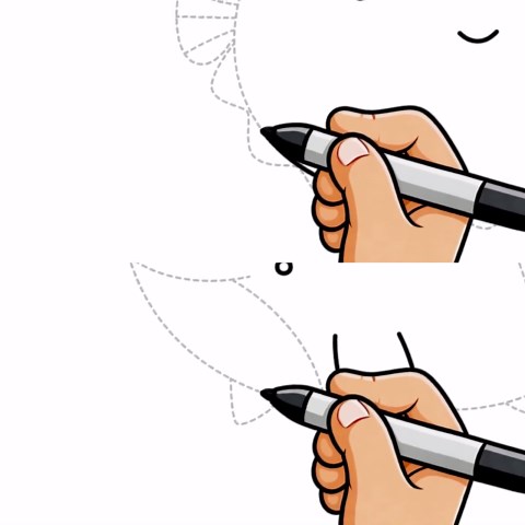 Baby Whale Puffer Fish Drawing and Coloring Pages | Kids Homeschool Art Activity (video Tutorials) - Etsy