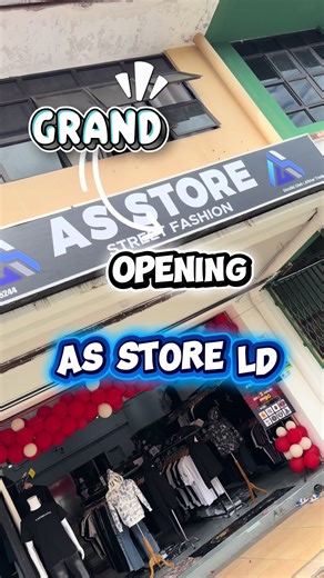Kedai kami pindah sebelah kedai lama saja gais. Ada sudah fitting room, tempat luas dan selesa☑️🆙 #OpeningDay #lahaddatusabah #asstore #fyp #streetwear