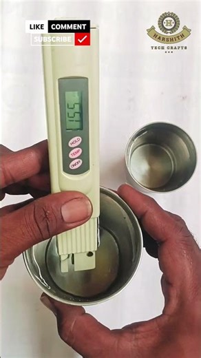 Water Quality Test in 5 Seconds 💧 | TDS Meter Review #tdsmeter #shorts