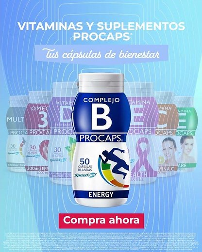 Complejo B: #TuCápsulaDeBienestar que te da energía y te ayuda con el cansancio físico y mental