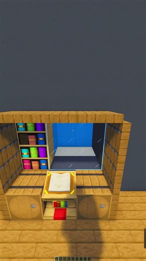 Aquarium Desk 🐠✨| #shorts #minecraft