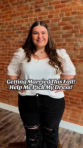 Which dress should this fall bride choose! ✨💍 #wildrosebridal #vincennes #bridal #bridalshop #wedding #weddingdress #bridetobe #engaged #weddinginspo #fall #curvy #bridalgown #bridalreels #weddingreels | Wild Rose Bridal Vincennes