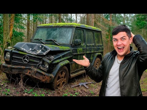 I Found an Abandoned Mercedes G63 in the Woods! Is This a Real AMG G-Wagon?