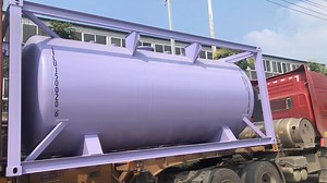 [Hot Item] Factory Price 20FT Stainless Steel ISO Tank Containers for Water Oil Chemical Liquid