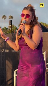 Abbey Romeo performs her song 'Boyfriend Forever' at Neflix's Summer Break event, dedicated to her boyfriend David Isaacman and co-writer Casey Kelly. ❤️ | Entertainment Tonight