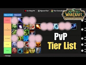 WoW MoP PvP Tier List 2025 – Best & Worst Classes for PvP